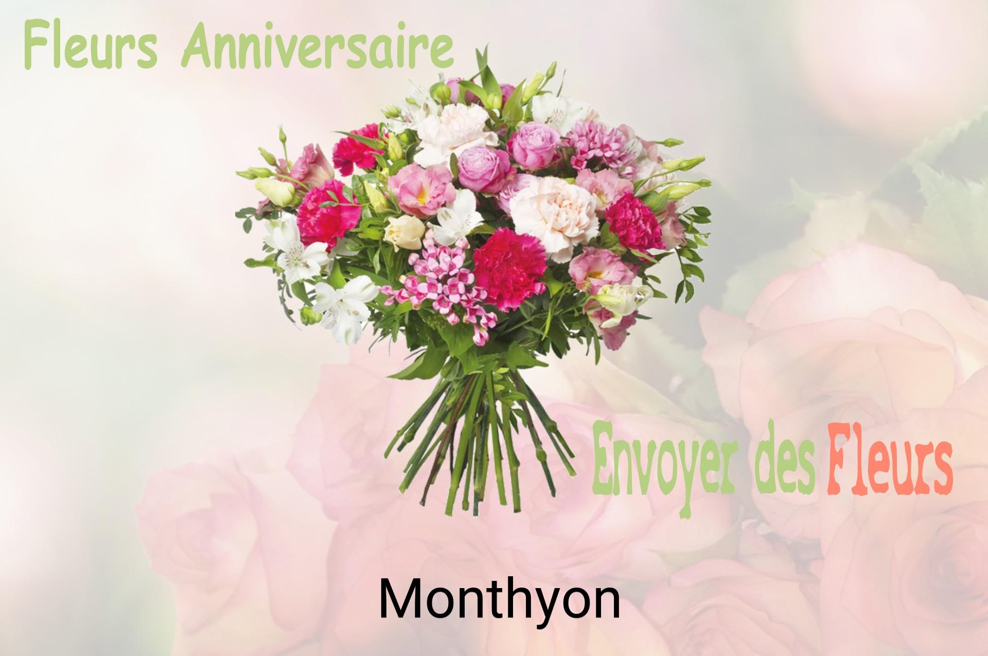 Bouquet de fleurs d’anniversaire livré à Monthyon